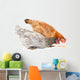 Two Hens and Grains Wall Decal