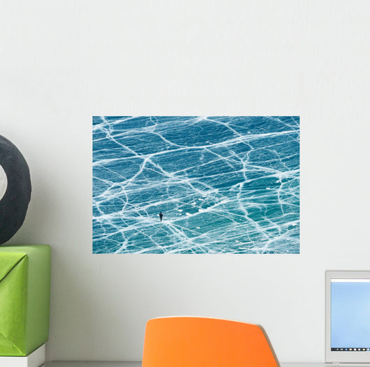 Frozen Baikal Lake Winter Wall Decal