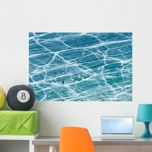 Frozen Baikal Lake Winter Wall Decal