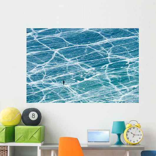 Frozen Baikal Lake Winter Wall Decal