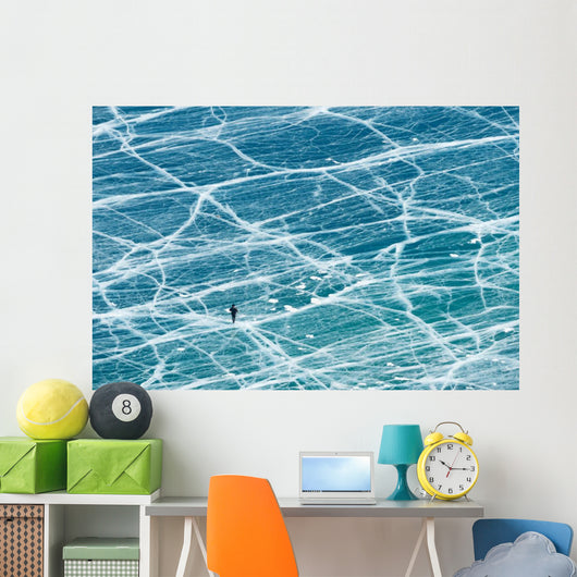 Frozen Baikal Lake Winter Wall Decal