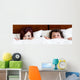 Young Marriage Bed Wall Decal Panoramic Wall Decal