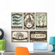 Vintage Retro Labels Wall Stickers Wall Decal