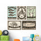 Vintage Retro Labels Wall Stickers Wall Decal