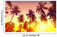 Golden Sunset Nature with Wall Decal