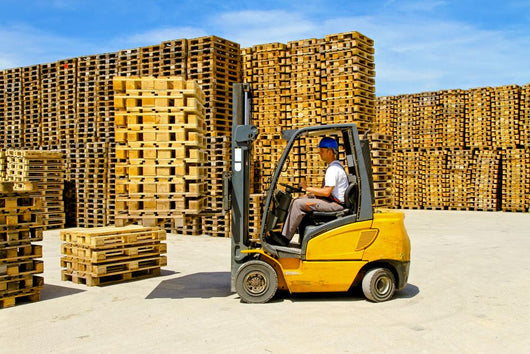 Forklift Handling Wall Decal