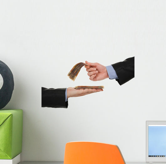 Giving Money Wall Decal