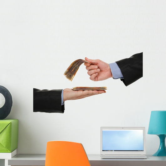 Giving Money Wall Decal