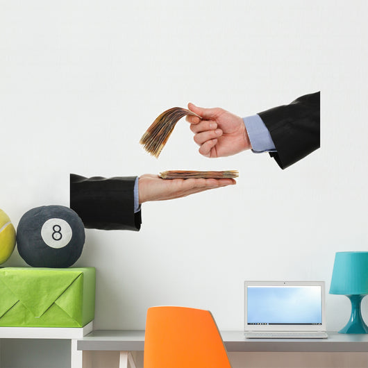 Giving Money Wall Decal