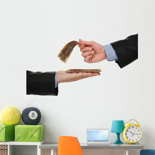 Giving Money Wall Decal