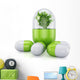Medical Pill with Plant Wall Decal