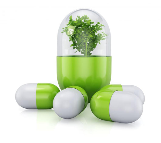 Medical Pill with Plant Wall Decal