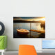 Boat Lake near Pier Wall Decal