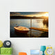 Boat Lake near Pier Wall Decal