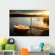 Boat Lake near Pier Wall Decal