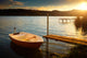 Boat Lake near Pier Wall Decal