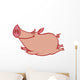 Pink Pig Wall Decal