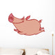 Pink Pig Wall Decal