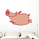 Pink Pig Wall Decal