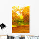 Beautiful Autumn Park Autumnal Wall Decal