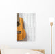 Ukulele White Paper Notes Wall Decal