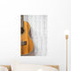 Ukulele White Paper Notes Wall Decal