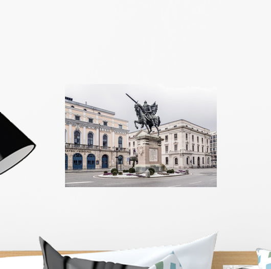 Statue El Cid Burgos Wall Decal