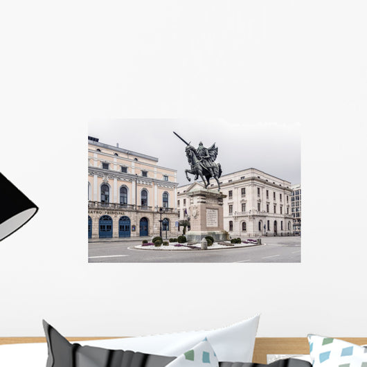Statue El Cid Burgos Wall Decal