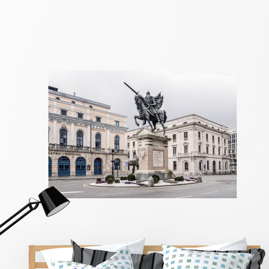 Statue El Cid Burgos Wall Decal