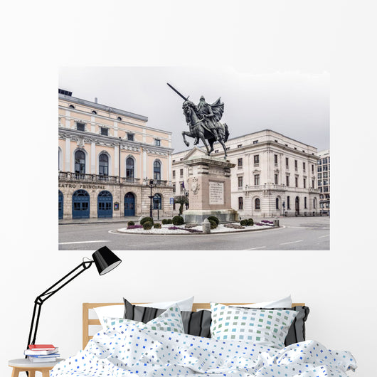 Statue El Cid Burgos Wall Decal