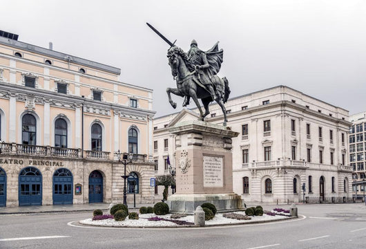 Statue El Cid Burgos Wall Decal