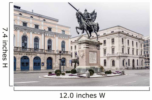 Statue El Cid Burgos Wall Decal