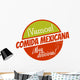 Mexican Restaurant Symbol Wall Decal