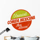 Mexican Restaurant Symbol Wall Decal