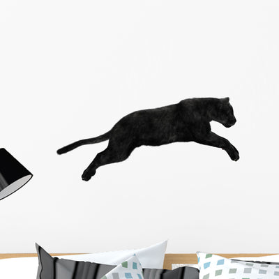 Black Panther Wall Decal Design 2 shown on a wall