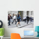 Motion Blurred Business People Wall Decal