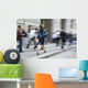 Motion Blurred Business People Wall Decal