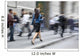 Motion Blurred Business People Wall Decal