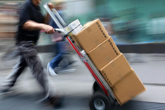 Delivery with Dolly Hand Wall Decal