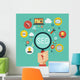 Infographics Seo Optimization Wall Decal