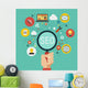 Infographics Seo Optimization Wall Decal