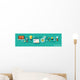 Infographics Seo Optimization Wall Decal Panoramic Wall Decal