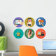 Infographics E-commerce Wall Decal Sticker Set Wall Decal