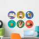 Infographics E-commerce Wall Decal Sticker Set Wall Decal