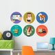Infographics E-commerce Wall Decal Sticker Set Wall Decal