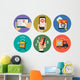Infographics E-commerce Wall Decal Sticker Set Wall Decal