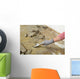 Worker Using Putty Knife Wall Decal