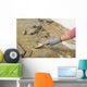 Worker Using Putty Knife Wall Decal