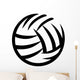 Volleyball Drawn Wall Decal