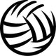 Volleyball Drawn Wall Decal